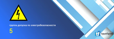 V группа допуска по электробезопасности