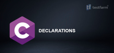 C. Declarations. Микротест.